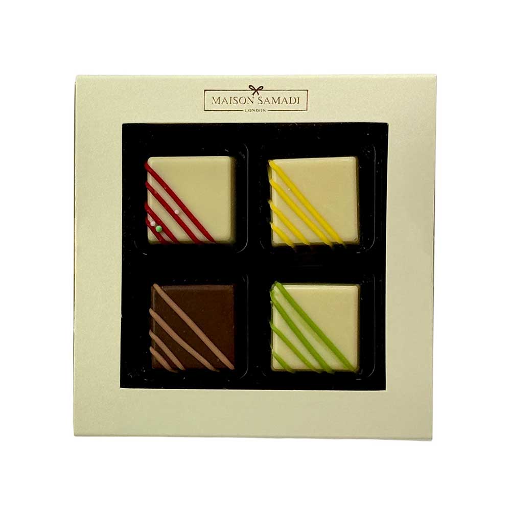 Assorted Mini Cakes Gift Box, 4 pcs