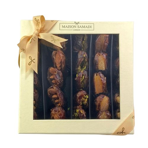 Assorted Stuffed Dates Box, Large, 25 pieces