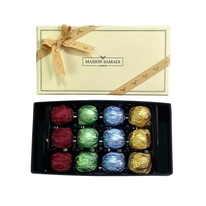 Luxury Assorted Chocolate Truffles Gift Box, 12 Pieces