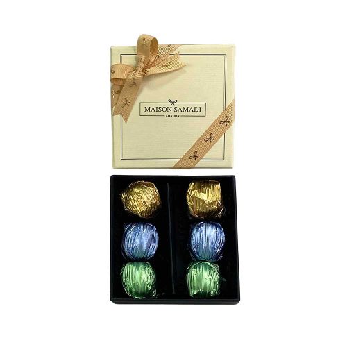 Luxury Assorted Truffles Gift Box, 6 Pieces