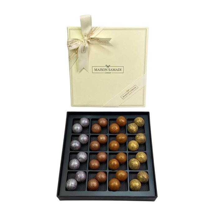 Assorted Ganache Chocolate Truffles Gift Box, Large, 32 Pieces