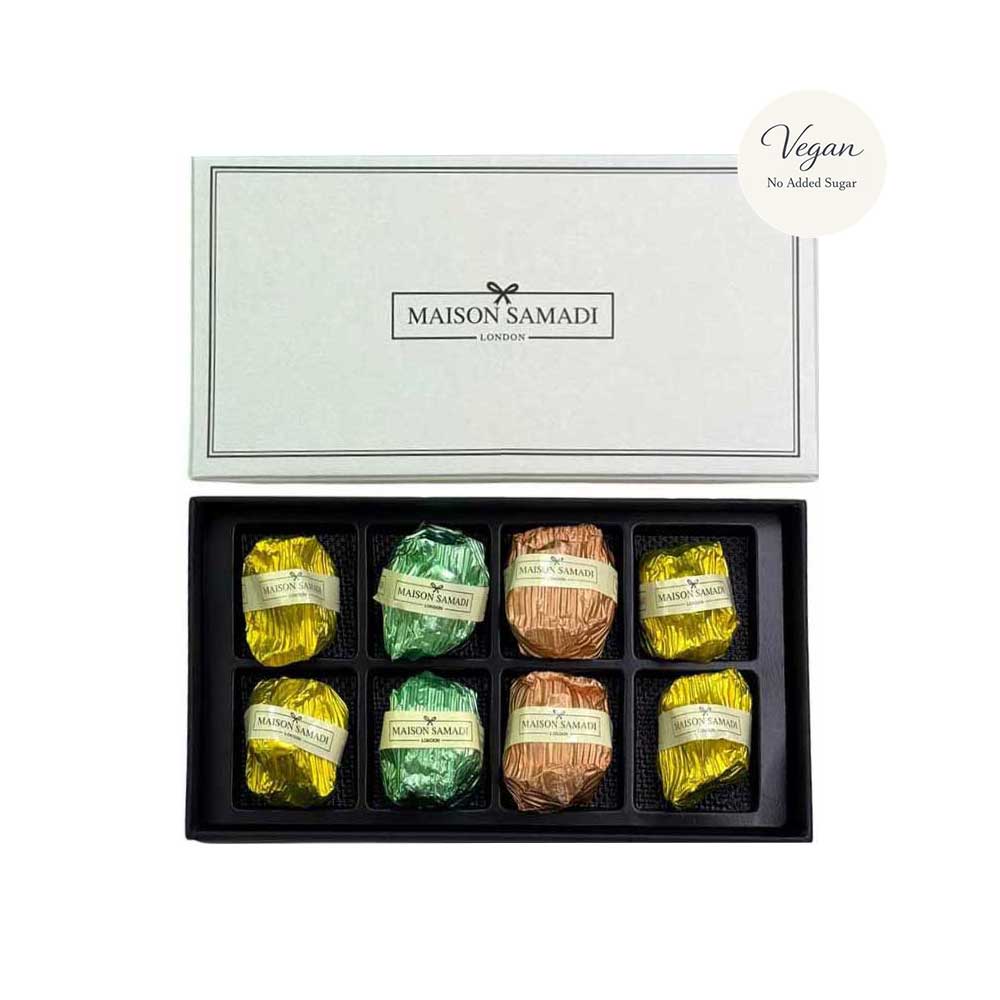 Vegan Chocolate Coated Rocher Gift Box, 8 pc