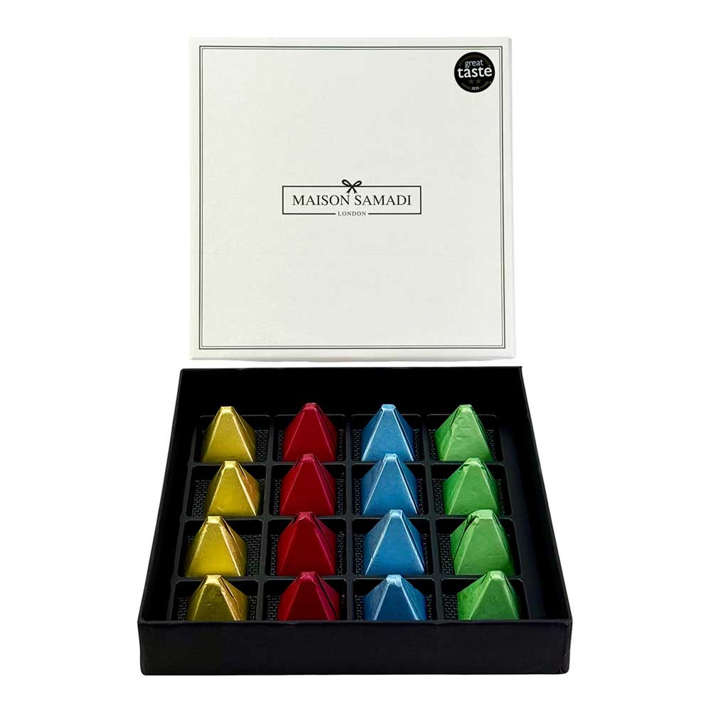 The Plaisir Assorted Chocolate Gift Box, 16 Pieces