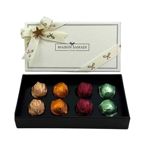 Luxury Assorted Chocolate Truffles Gift Box, 8 pcs Ramadan