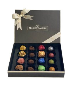 Assorted Signature Chocolate Truffles Gift Box, 16 Pieces