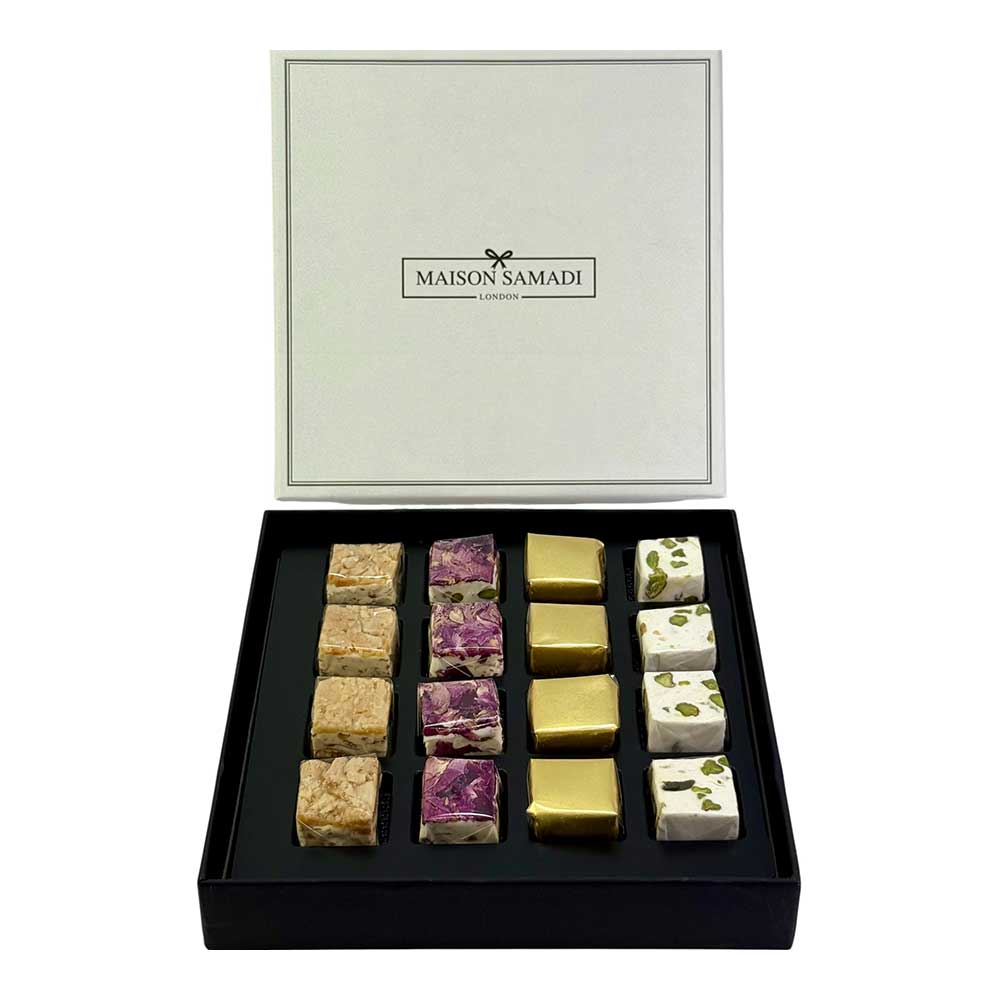 Nougat Selection Gift Box, 16 pcs