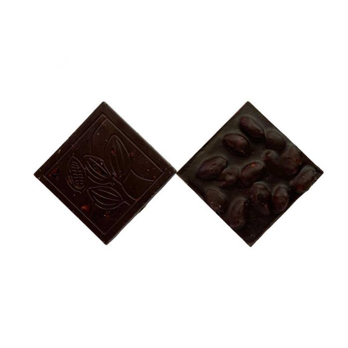 Dark Chocolate with caramelized almonds