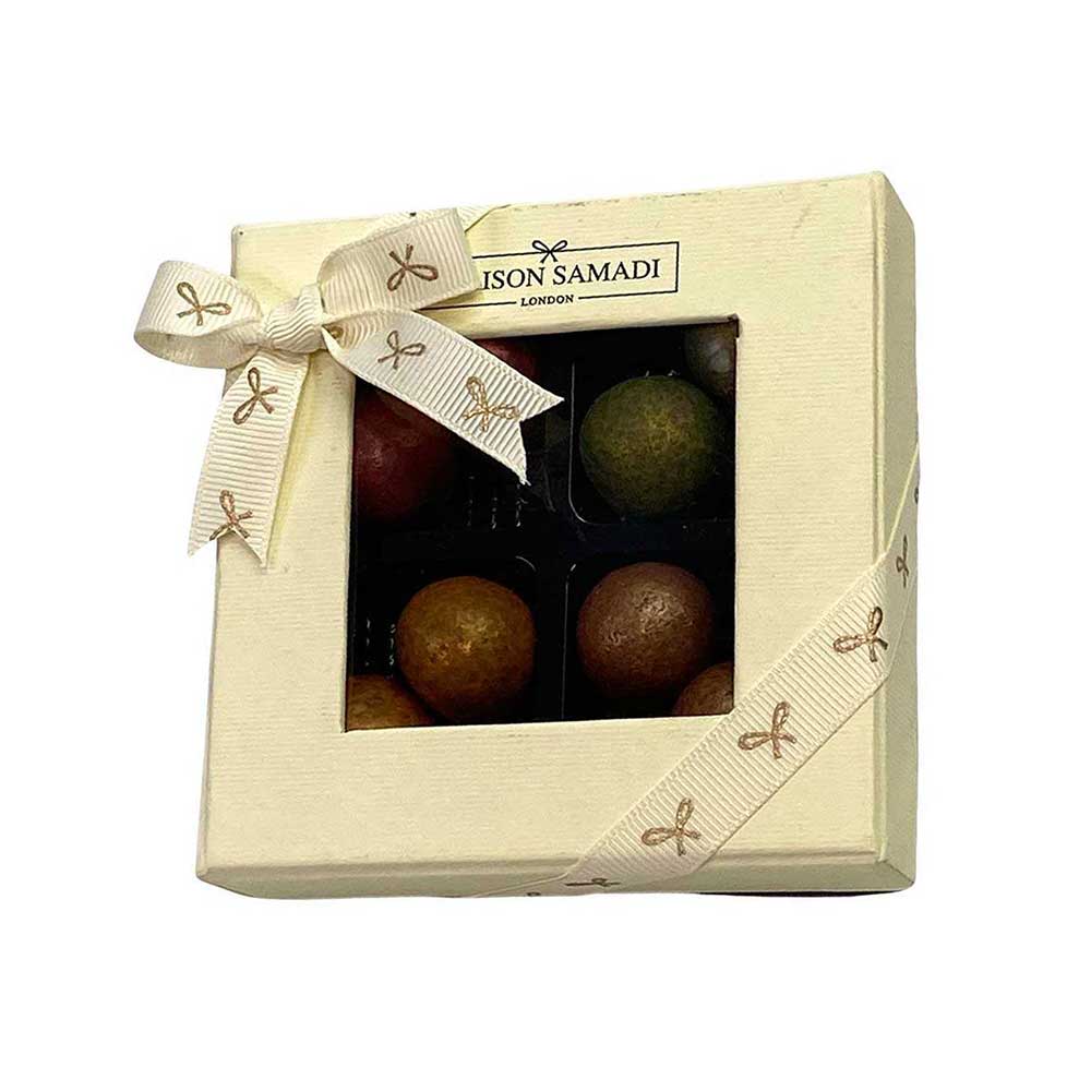 Assorted Ganache Chocolate Truffles Gift Box, 8 Pieces