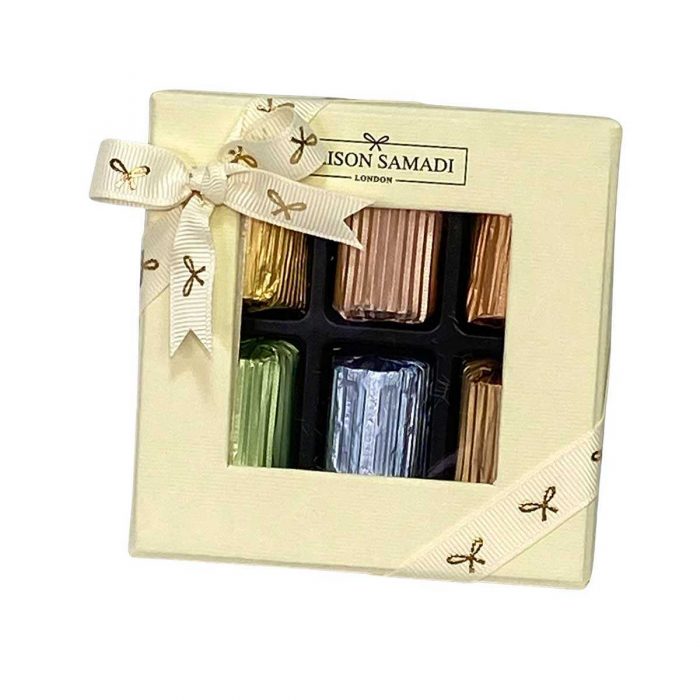 Maison’s finest Creations Gift Box with a Selection of Signature Milk Chocolates, 6 pcs