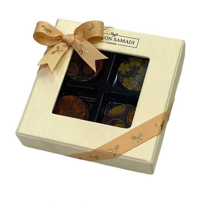 Assorted Filled Thins Chocolate Gift Box, 12 Pieces