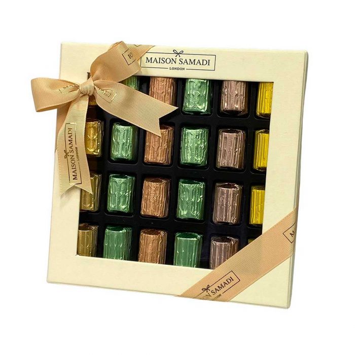 Assorted Dark Chocolate Gift Box, 24 Pieces
