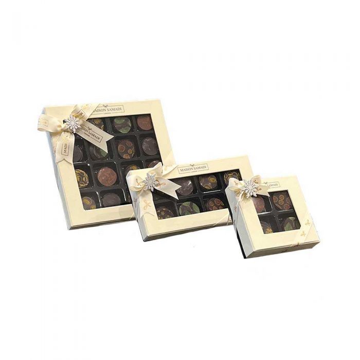 Assorted Filled Thins Christmas Chocolate Gift Box