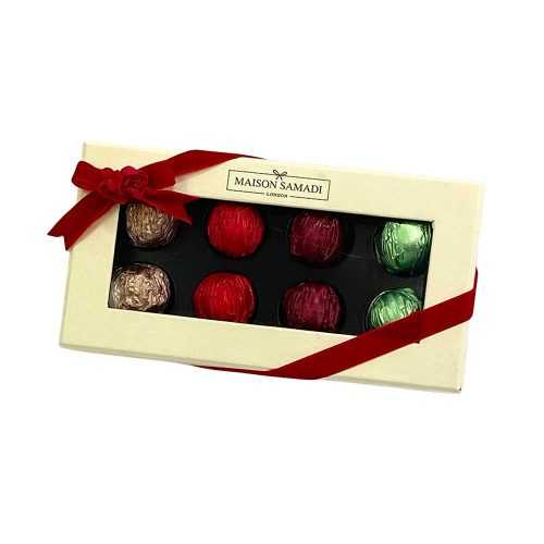 Valentine's Day Luxury Assorted Chocolate Truffles Gift Box, 8 Pieces