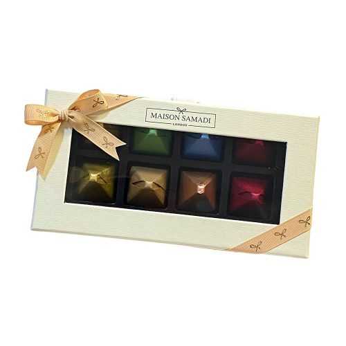 The Plaisir Assorted Chocolate Gift Box, 8 Pieces
