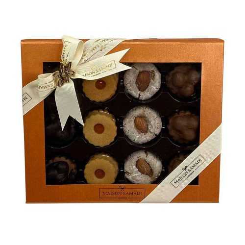 Assorted Petit Four (Biscuits) Gift Box, 12 pcs