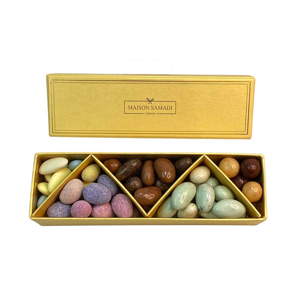 Assorted Coated Almonds & Hazelnuts Gift Box, 256g