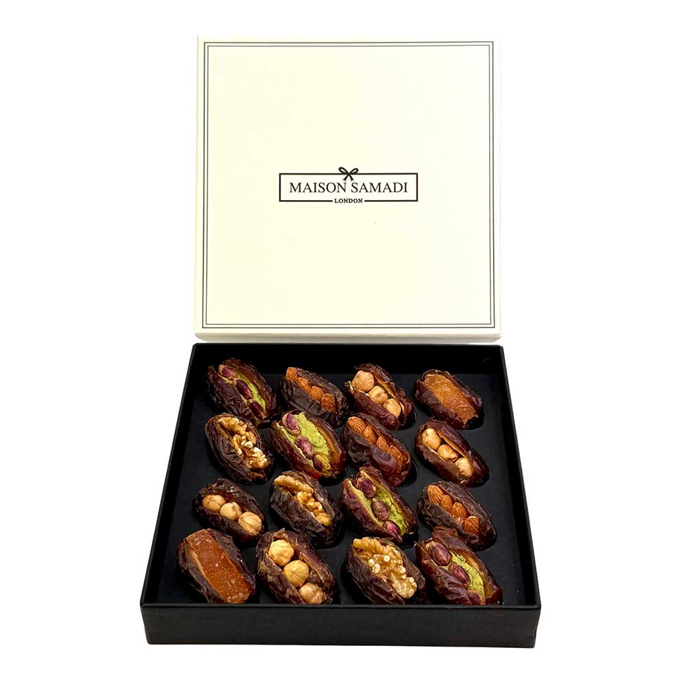 Assorted Stuffed Dates Gift Box, 16 pc