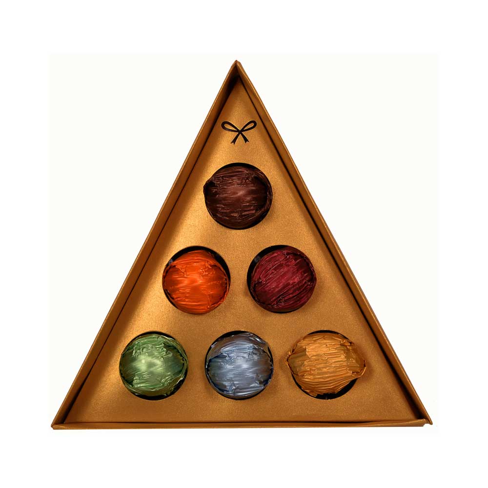 Luxury Chocolate Christmas Tree Gift Box, 6pc