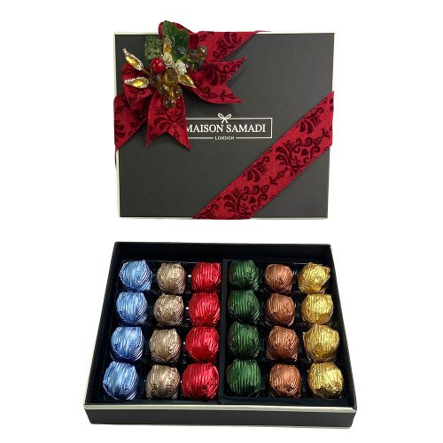 Luxury Assorted Chocolate Truffles Gift Box, 24pcs