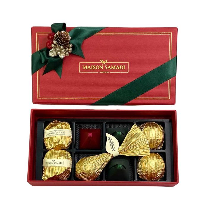 Assorted Signature Chocolate Christmas Gift Box, 8 pcs
