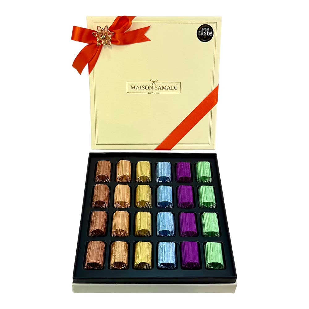 Assorted Milk & Dark Chocolate Diwali Gift Box 24 pcs