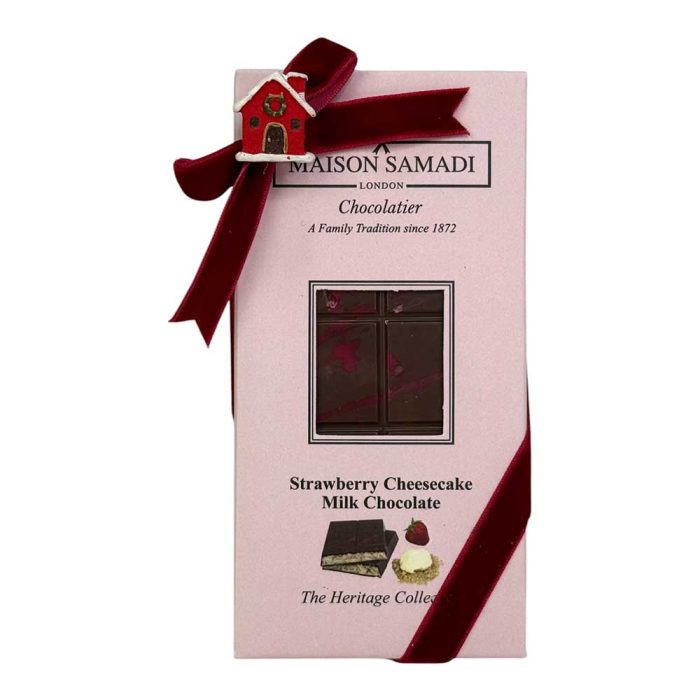 Strawberry Cheesecake Dubai Viral Milk Chocolate bar, 190 g- Christmas