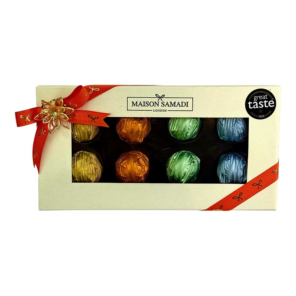 Luxury Assorted Chocolate Truffles Diwali Gift Box, 8 pcs