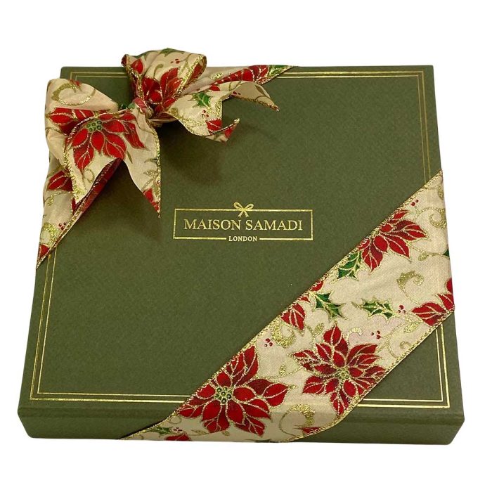 Green Magnetic Christmas Gift Box, 37 pcs