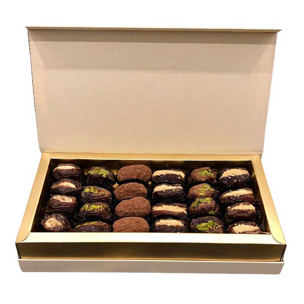 The Medjool Stuffed Dates Collection in Arcade Gift Box, 24 pcs