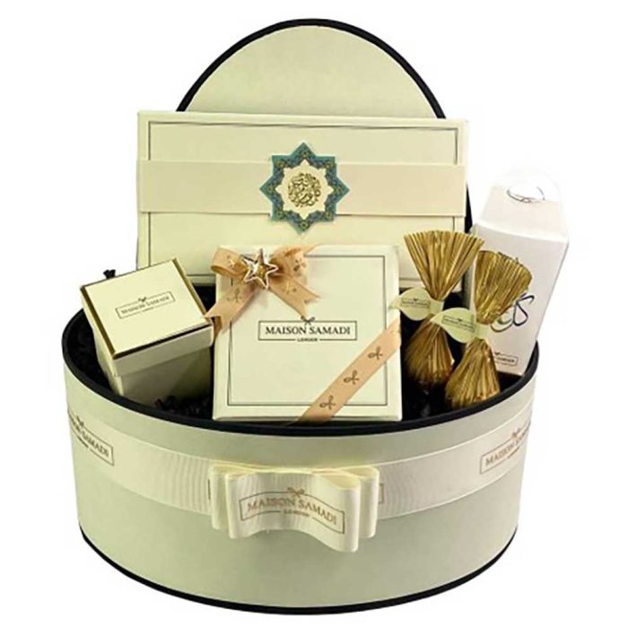 Oval Ivory Hamper, Medium