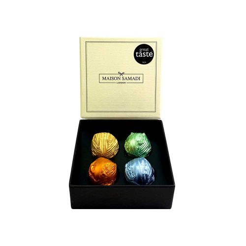 Luxury Assorted Chocolate Truffles Gift Box, 4 pcs