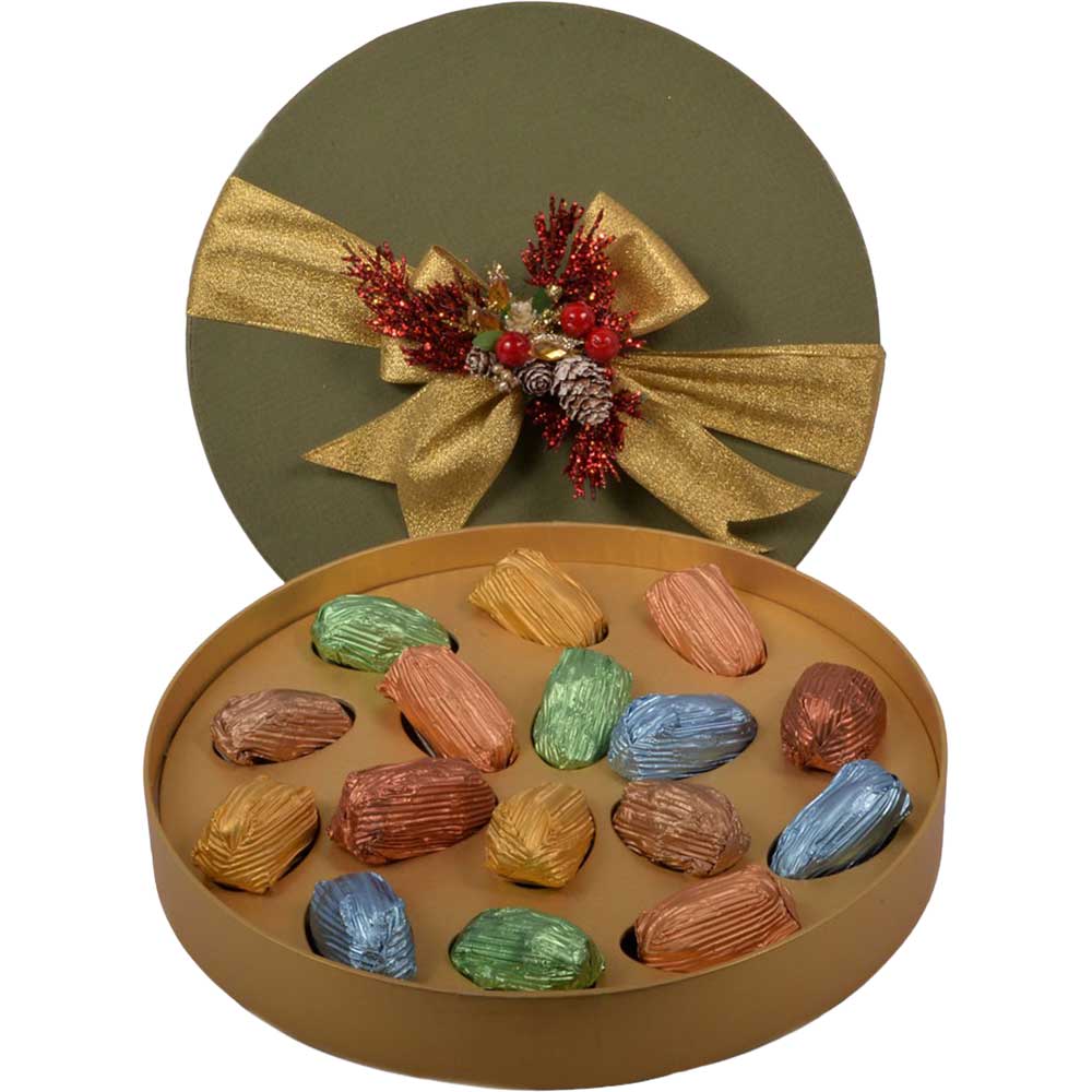 Assorted Christmas Chocolate Dates Gift Box, 16 pcs