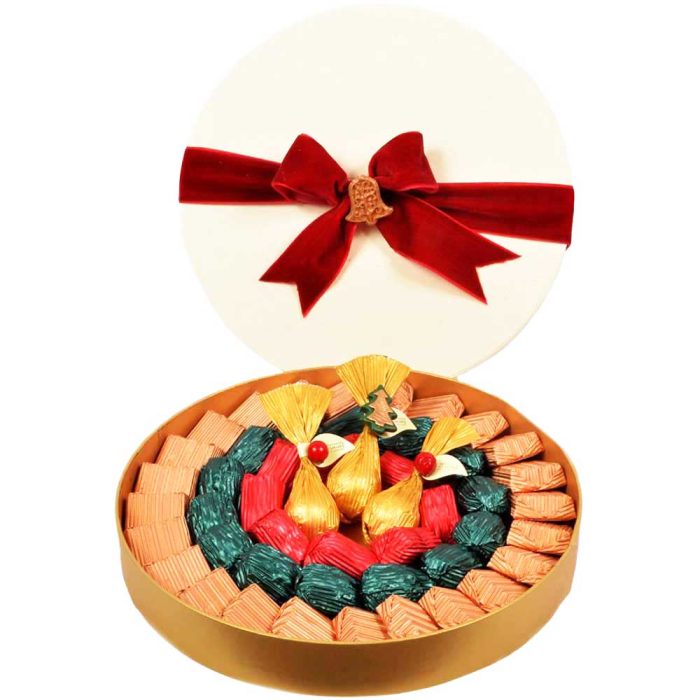 Domino Style Christmas Chocolate Gift Box, 49 pcs