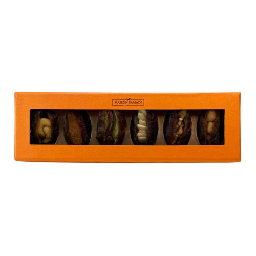 Assorted Stuffed Dates Gift Box, 6 pc