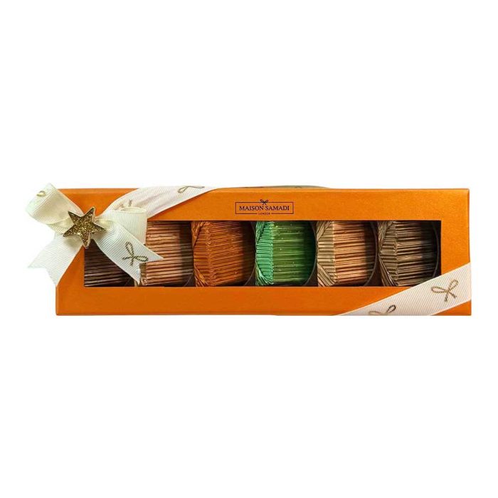 Dubai Viral Style Chocolate Bites, Kunafa, Pistachio & Biscoofi, 6 pcs