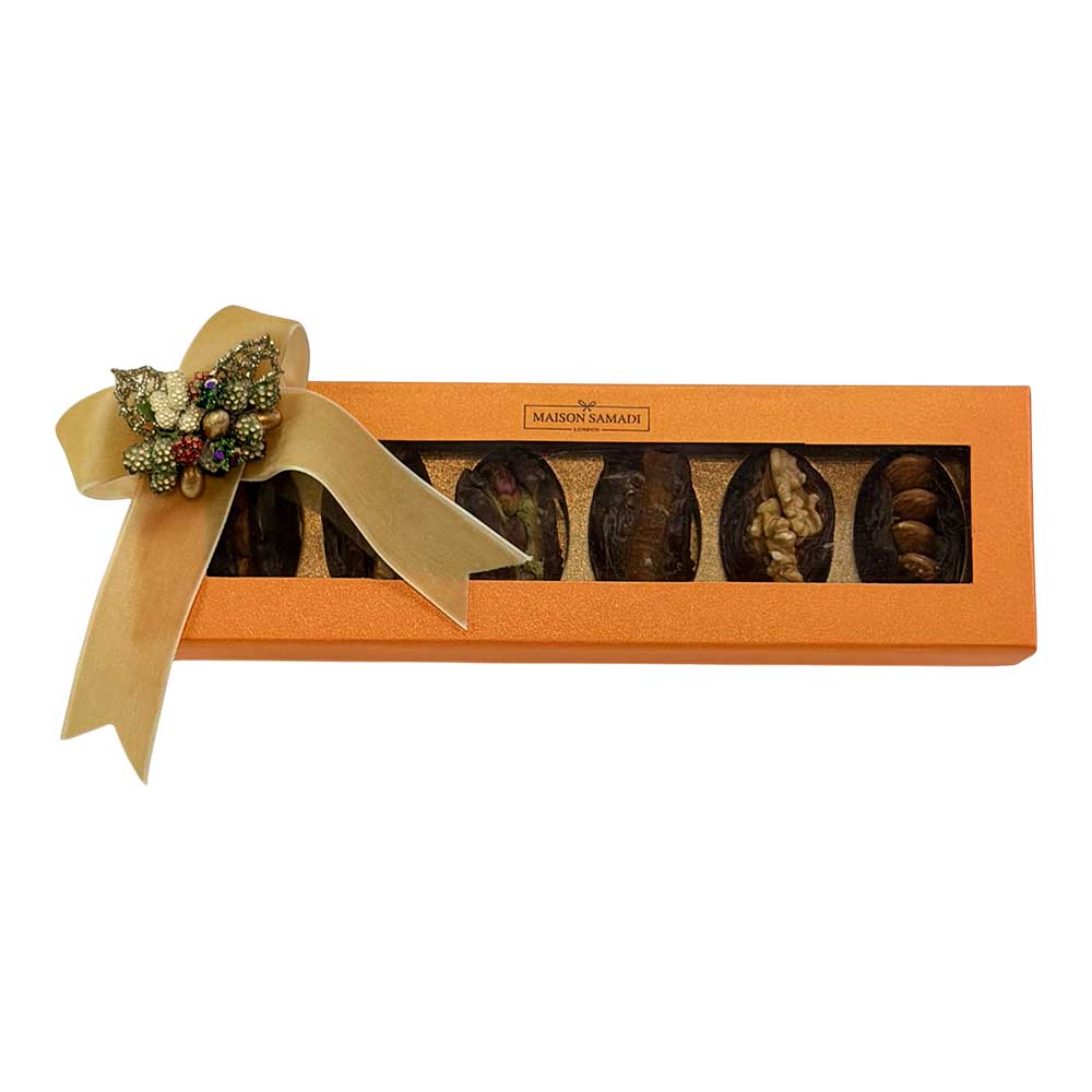 Assorted Stuffed Dates Gift Box, 6 pc