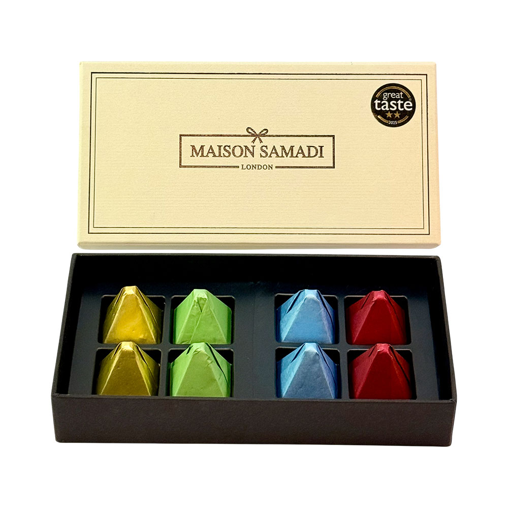 The Plaisir Assorted Chocolate Gift Box, 8 pcs