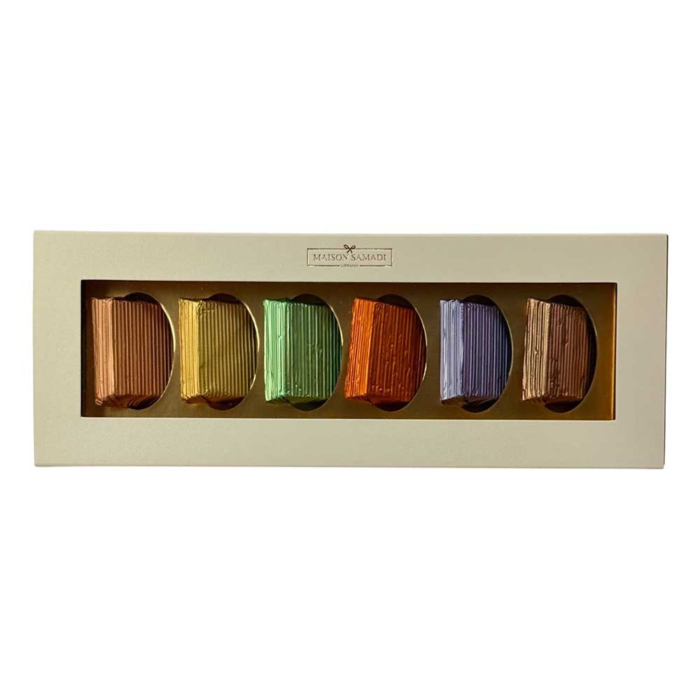 Dubai Viral Style Chocolate Bites, Kunafa, Pistachio & Biscoofi, 6 pcs