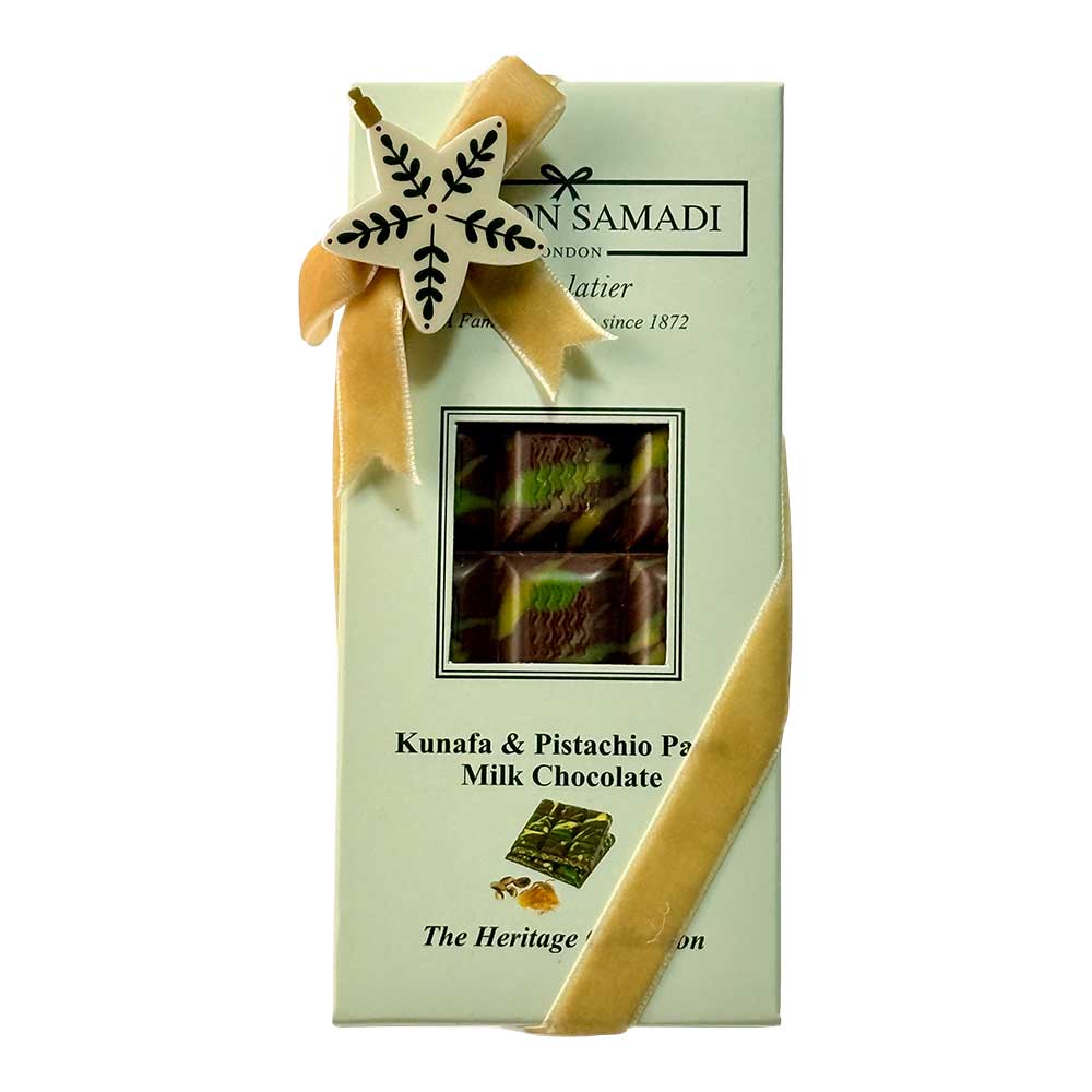 Kunafa (Knafeh) & Pistachio Dubai Viral Style Milk Chocolate bar, 110 g