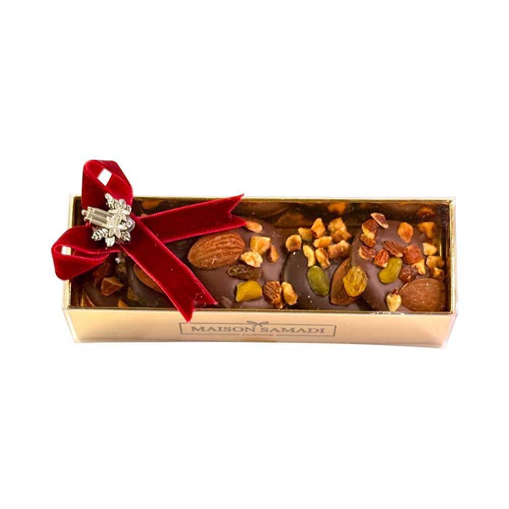 Chocolate Mendiants Milk & Dark with Dried Fruits & Nuts