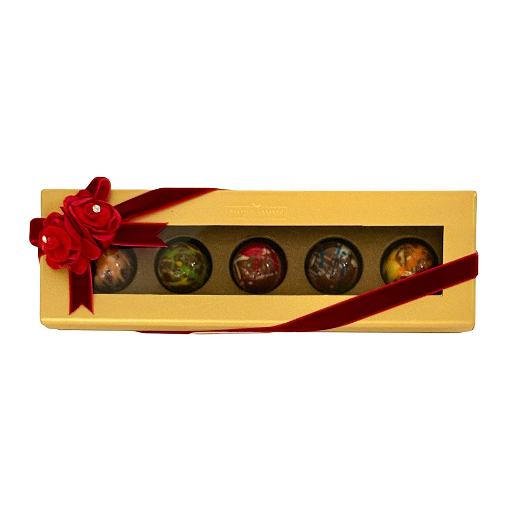 Dubai Viral Style Chocolate Bonbons, 5 pcs