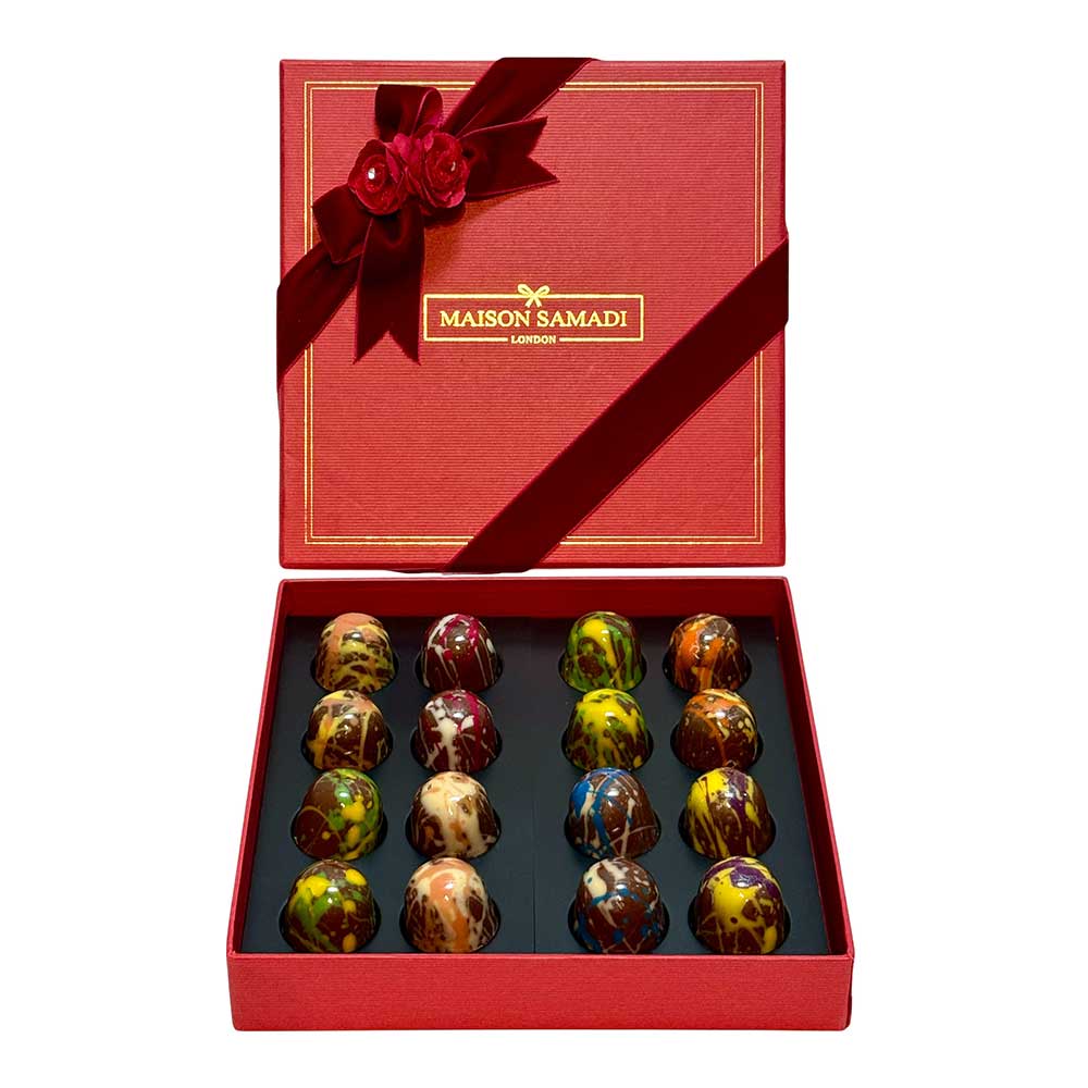 Dubai Viral Style chocolate Bonbons, 16 pcs Valentine's Day