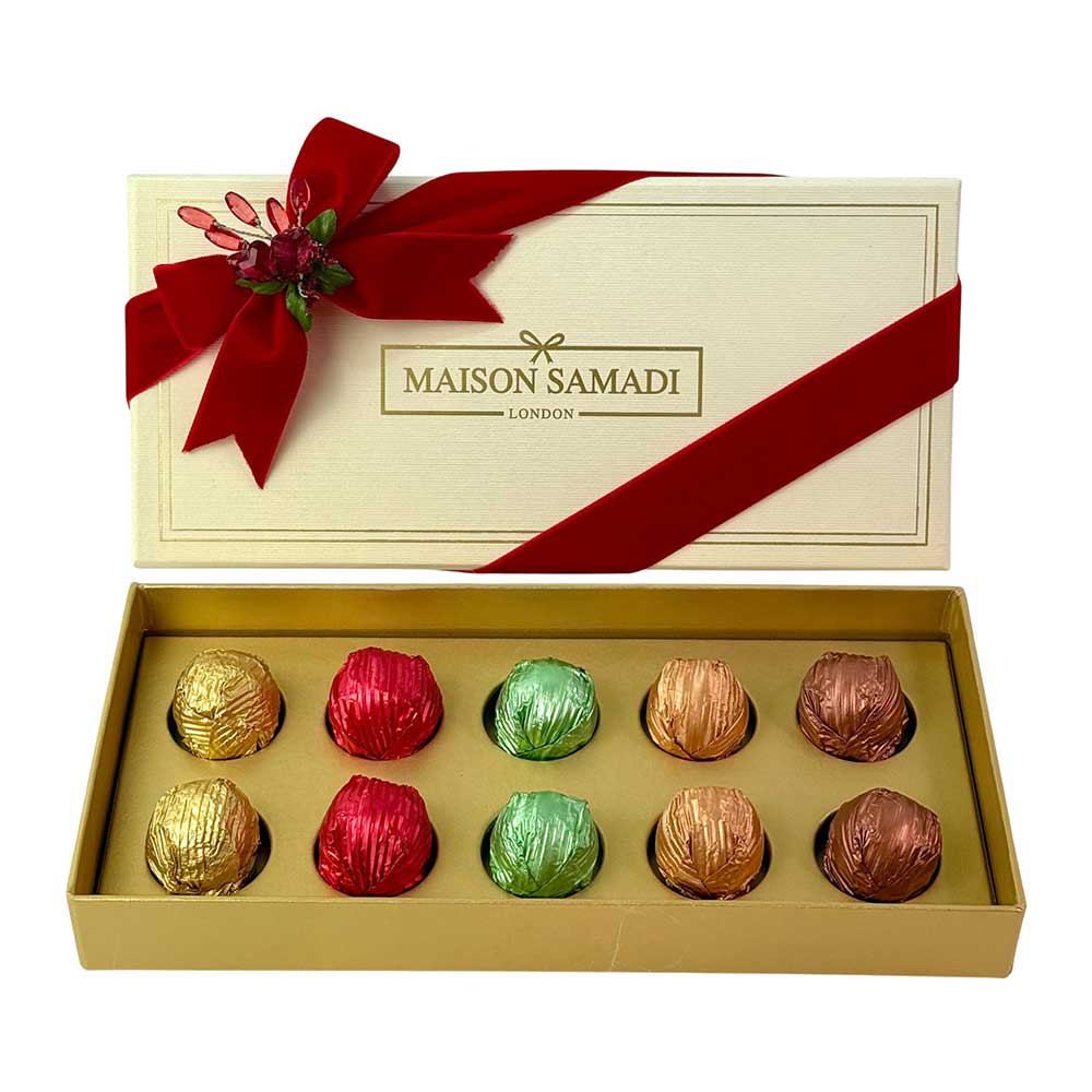 Assorted Chocolate Truffles, 10 pcs Valentine's Day