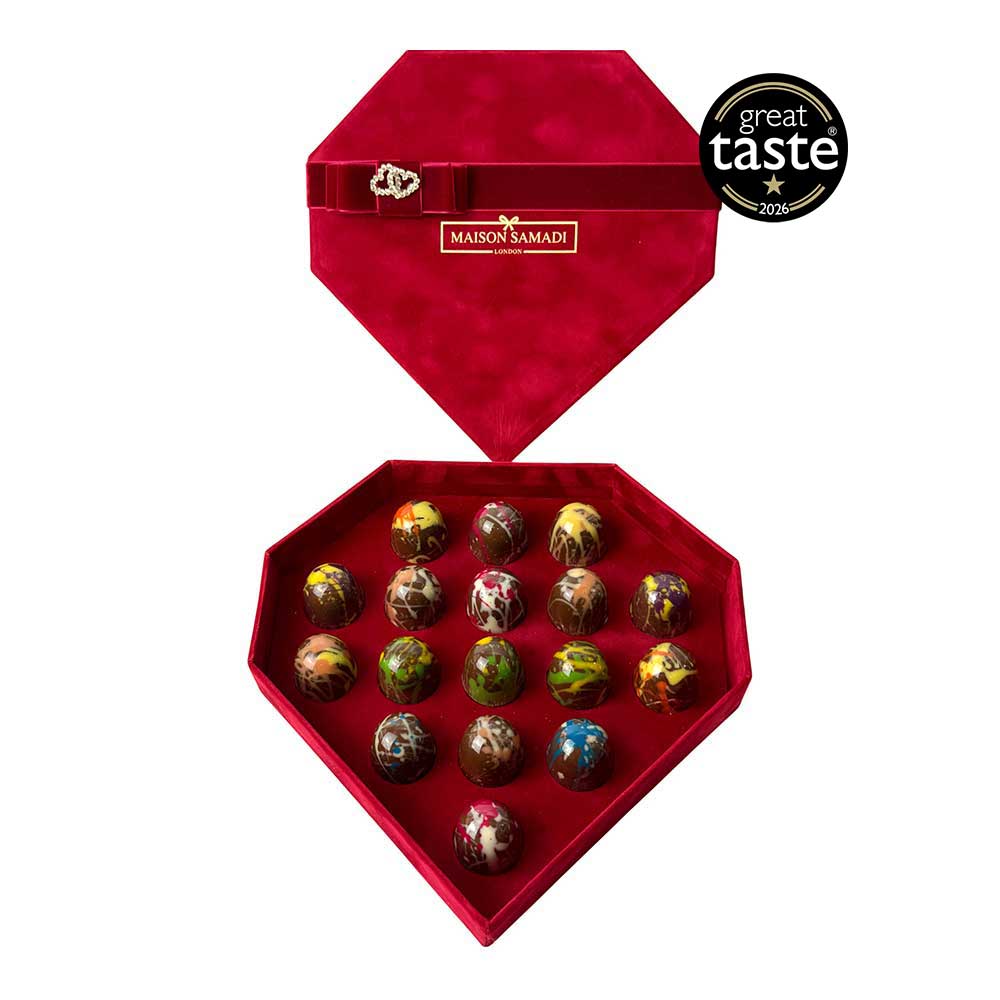 Velvet Jewels, Dubai Viral Style Chocolate Bonbons, 17 pcs