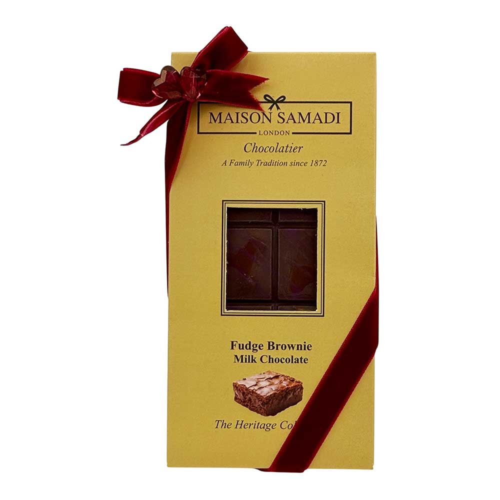 Valentine's Day Fudge Brownie Cake Dubai Viral Milk Chocolate Bar, 155 g