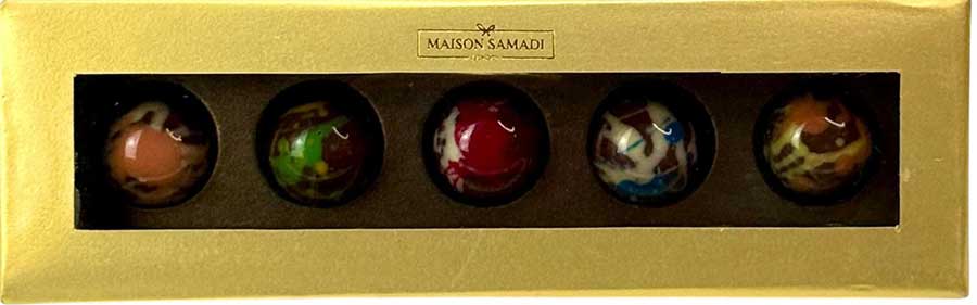 Dubai Viral Style Chocolate Bonbons 5 pcsa