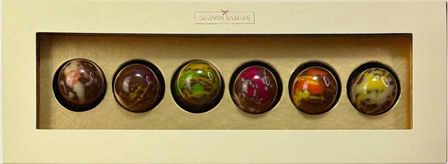 Dubai Viral Style Chocolate Bonbons 6 pcs a