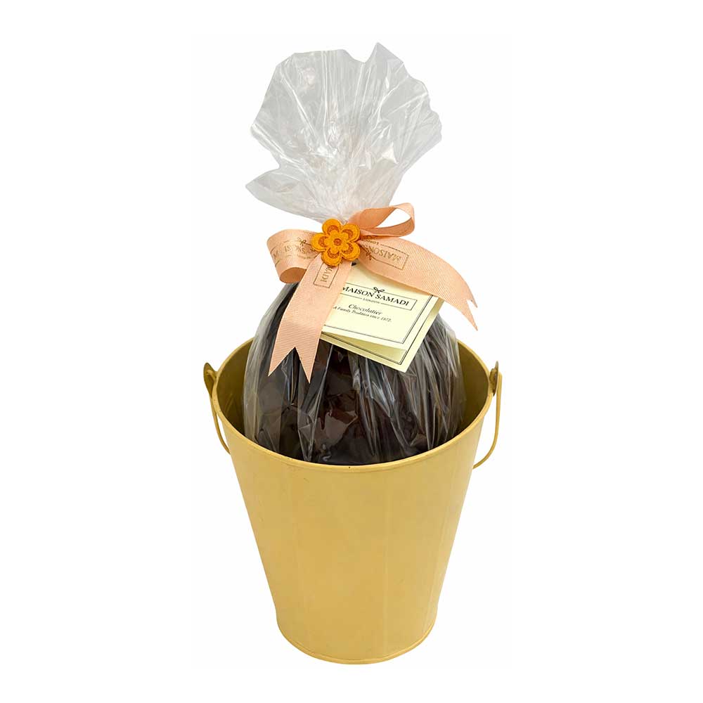 Dark Chocolate Easter Egg Gift Bucket, 340g