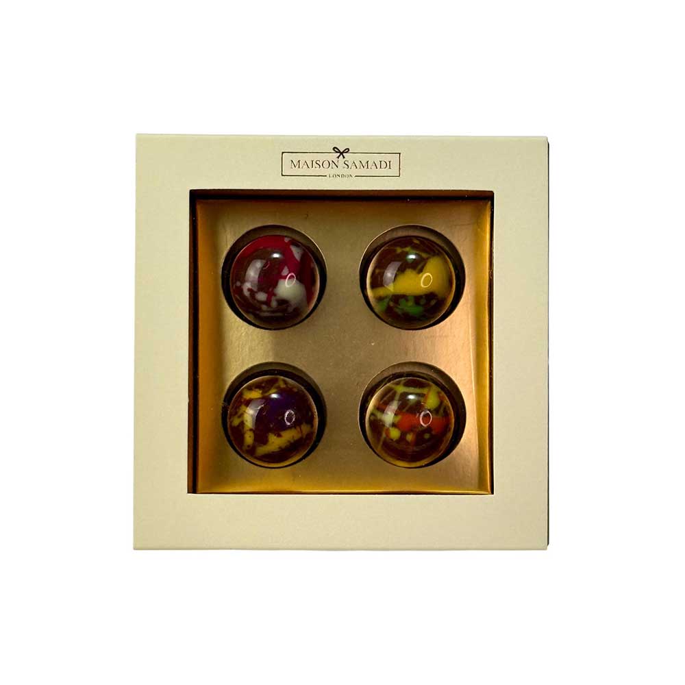Dubai Viral Style Chocolate Bonbons, 4 pcs