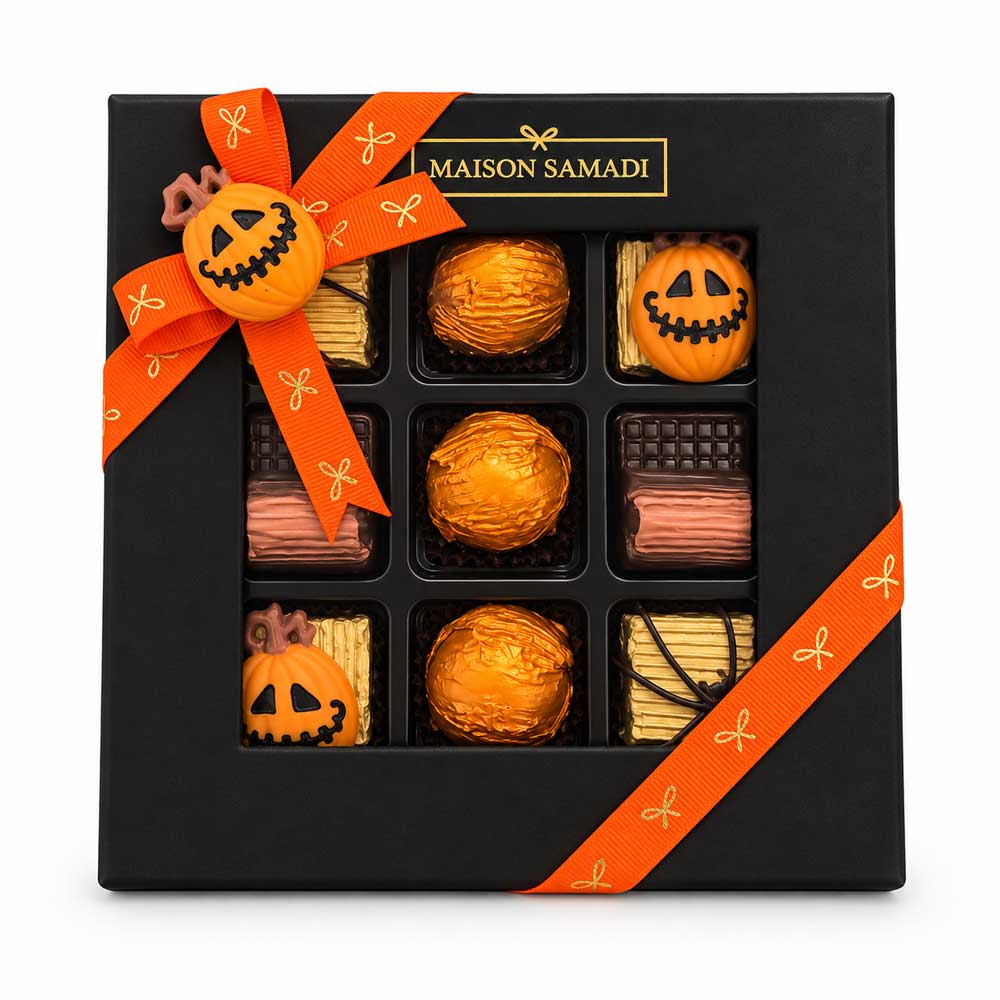 Halloween Luxury Chocolate Selection Box, 9 pcs